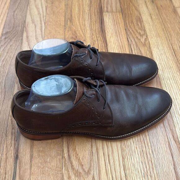 Johnston and Murphy Conard Plain Toe Mahogany 20-2234 Men’s Size 11M - Picture 5 of 13